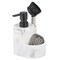 mDesign Kitchen Sink Soap Dispenser Pump, Storage Caddy for Counter